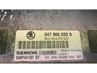 Блок управления двигателем Блок управления 047906033D, 5WP4419707 Skoda Fabia Mk1 (6Y)