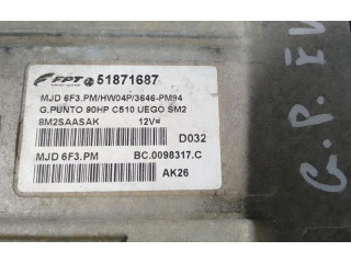 Řídící jednotka 51871687, 8M2SAASAK Fiat Punto Evo 2010