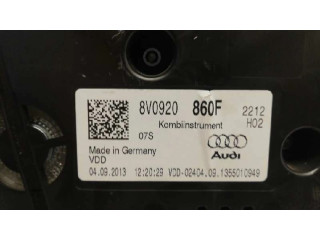 Панель 8V0920860F, A2C84207800   Audi A3 S3 8V       