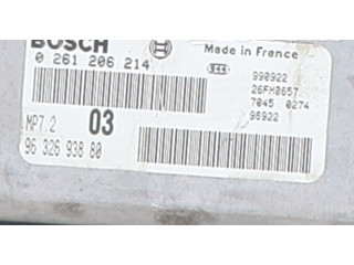 Блок управления двигателя 9632693880   Peugeot 306