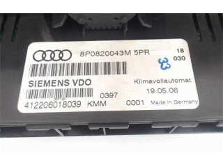 Блок управления климат-контролем 8P0820043M, 412206018039 Audi A3 S3 8P