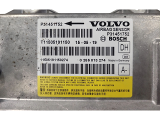 Блок подушек безопасности P31451752, 0285013274   Volvo V60