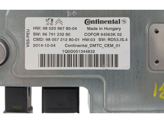 Блок управления 9802096780, STARTSTOP Peugeot 2008 I