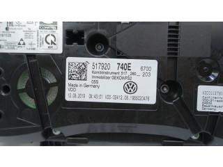 Панель приборов 517920740E, 18252KM Volkswagen Golf Sportsvan