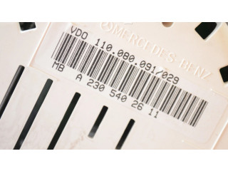 Панель приборов A2305400023, A2305402611   Mercedes-Benz SL R230       