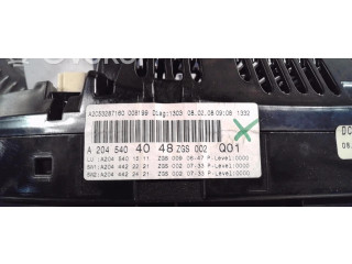Přístrojová deska Mercedes-Benz C W204 2008 2049005508