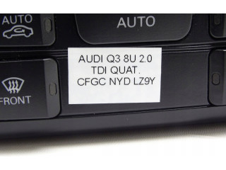 Блок управления климат-контролем 8U0820043B, 8U0820043B Audi Q3 8U