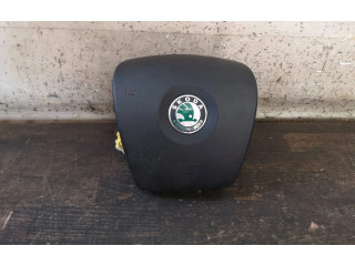 Подушка безопасности водителя 5J0880201D, 5J0880201D   Skoda Fabia Mk2 (5J)