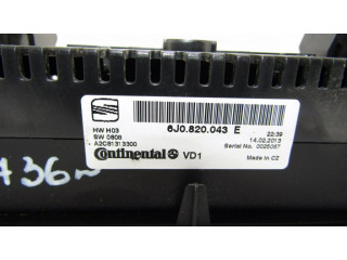 Блок управления климат-контролем 6J0820043E   Seat Ibiza IV (6J,6P)