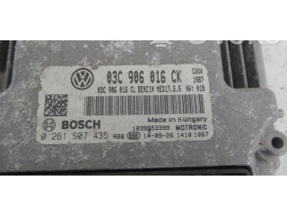Блок управления двигателя 03C906016CK, 0261S07435   Skoda Yeti (5L)