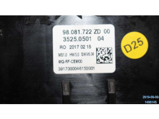 Блок управления кондиционера воздуха / климата/ печки (в салоне) 98081722ZD    Citroen Jumpy