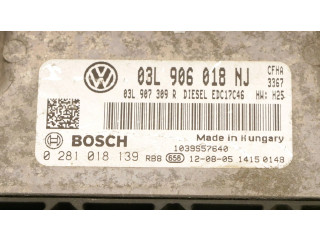 Řídící jednotka 03L906018NJ, 0281018139   Volkswagen Caddy 2012
