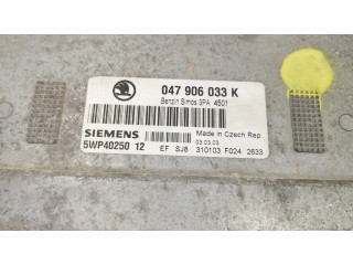 Блок управления двигателя 047906033K Skoda Fabia Mk1 (6Y)