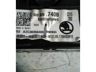 Панель приборов 6V0920740B Skoda Fabia Mk3 (NJ)