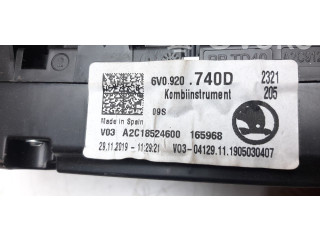 Панель приборов 6V0920740D, A2C18524600 Skoda Fabia Mk3 (NJ)