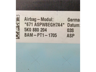 Подушка безопасности пассажира 5K0880204, APPP8EGH7A4 Volkswagen Golf Plus