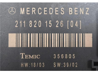 Řídící jednotka A2118201526, A2118201526 Mercedes-Benz E AMG W211