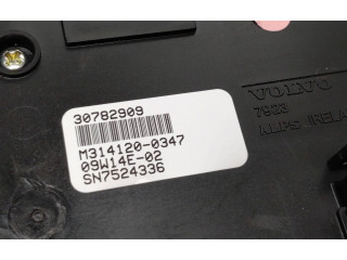 Блок управления климат-контролем 30782909, 09W14E02   Volvo V70