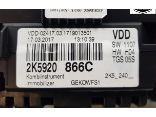 Панель приборов 2K5920866C, 2K5920866C Volkswagen Caddy