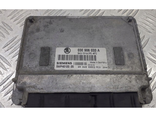 Блок управления двигателя 03E906033A Skoda Fabia Mk1 (6Y)