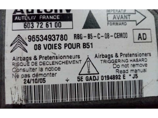 Блок подушек безопасности 603726100, 9653493780 Citroen C4 I