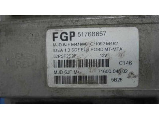 Блок управления двигателя 51768657, MJD6JF.M4 Fiat Idea