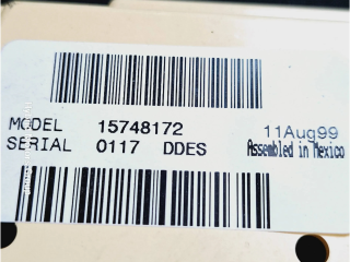 Блок управления климат-контролем 15748172 Chevrolet Tahoe