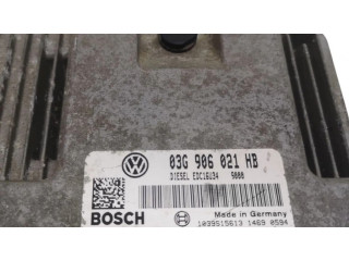 Блок управления двигателя 03G906021HB, 0281013606 Volkswagen Golf V