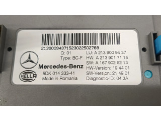 Блок комфорта A2139009437   Mercedes-Benz E AMG W213   