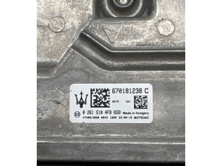 Блок управления двигателя 670181238C, 0261S104FB   Maserati Grecale