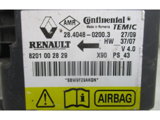 Блок подушек безопасности 8201163282, 8201163282   Dacia Sandero