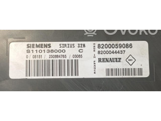 Комплект блоков управления 8200254484   Renault Twingo I