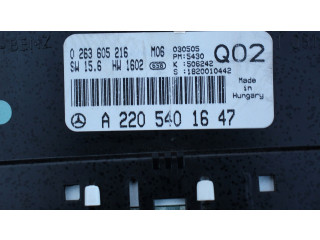 Přístrojová deska Mercedes-Benz S W220 2000 2205401647