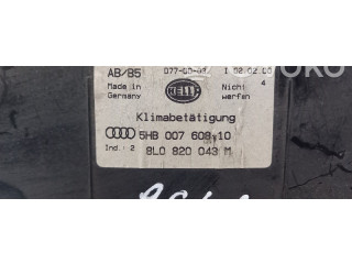 Блок управления климат-контролем 8L0820043M, 5HB007608 Audi A3 S3 8L