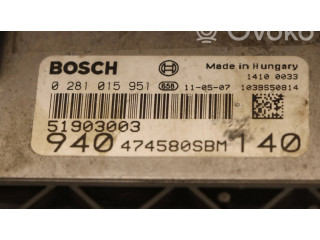 Блок управления двигателя 0281015951, 51903003   Alfa Romeo Giulietta