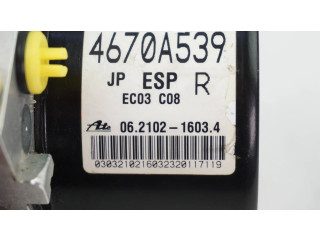 Блок АБС 4670A539, 06210216034 Mitsubishi Lancer VIII 2007 - 2017 года