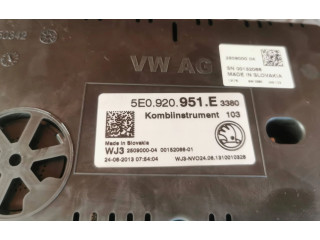 Панель приборов 5E0920951E   Skoda Octavia Mk3 (5E)       