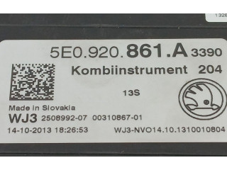Панель приборов 5E0920861A Skoda Octavia Mk3 (5E)
