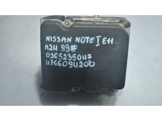 Блок АБС 476609U200, 0265235047 Nissan Note (E11) 2006 - 2014 года