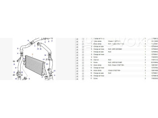 Интеркулер 12788019 Saab 9-3 Ver1