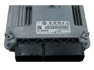 Řídící jednotka 03L907307AD, 0281017947   Volkswagen Tiguan 2001