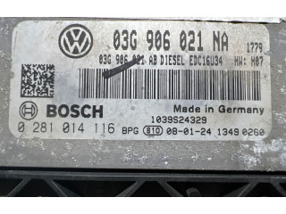 Řídící jednotka 03G906021NA, 03G906021AB Volkswagen Caddy 2008