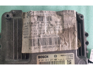 Блок управления двигателя 0281016237, 51853779 Lancia Delta III