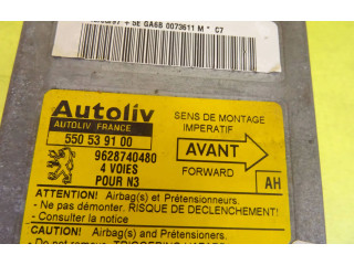 Блок управления надувных подушек 550539100, 9628740480 Peugeot 306 - года
