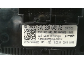 Блок управления климат-контролем 8V0820043AE Audi A3 S3 A3 Sportback 8P