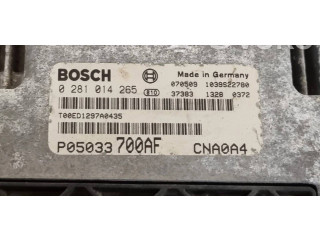 Řídící jednotka P05033700AF, 0281014265 Dodge Avenger 2010