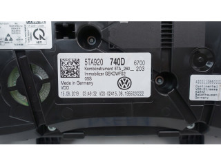 Панель приборов 5TA920740D, 5TA920740D   Volkswagen Touran III       