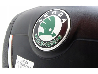 Подушка безопасности водителя 1Z0880201AQ Skoda Octavia Mk2 (1Z)