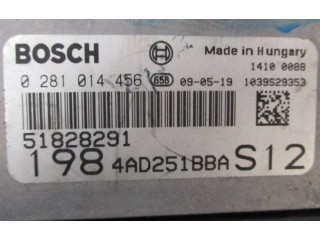Блок управления двигателем Блок управления 51828291, 0281014456   Fiat Grande Punto