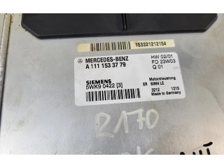 Řídící jednotka A1111533779, 1708201726 Mercedes-Benz SLK R170 2003